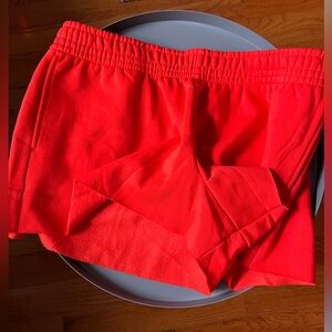 Vibrant Red Women's Shorts